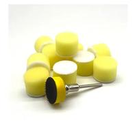 ainih Kit da 11 pezzi di mini tampone for lucidatura in schiuma for auto, gancio e passante, 1 pollice, 25 mm, spugna for dettagli, lana, ceratura, lucidatura con supporto