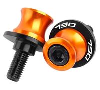 ainih M10 Motorcycle CNC Aluminum Spools Stand Screws Modified Accessory Orange Compatible with Duke 790 DUKE790 790 Adventure