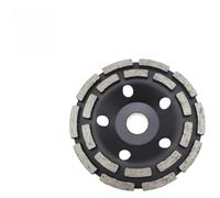 ainih Mola a tazza con disco diamantato a doppia fila da 100/125/150/180/230 mm, smerigliatrice for calcestruzzo, granito e pietra tagliata