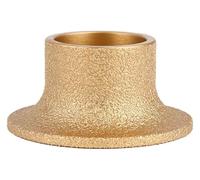 ainih Mola abrasiva con profilo diamantato brasato sotto vuoto da 20 mm, foro da 75 mm, una varietà di forme, utensili for mole abrasive a disco diamantato