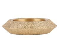 ainih Mola abrasiva con profilo diamantato brasato sotto vuoto da 20 mm, foro da 75 mm, una varietà di forme, utensili for mole abrasive a disco diamantato