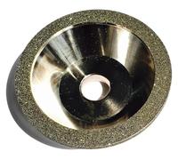 ainih Mola abrasiva diamantata for ciotola in lega da 80#-600# grana 100mm for affilatura dei denti di lame in acciaio rapido