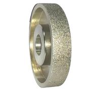 ainih Mola abrasiva diamantata rivestita elettroplaccata Base in metallo Diametro 100 mm Spessore 20 mm Foro 10 mm for pietra di tungsteno Vetro