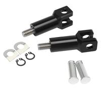 ainih Motorcycle Passenger Foot Pegs Footrest Support Mount Footrest Clevis Kit Compatible with Harley Softail Heritage FXST 2000-2006