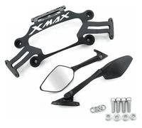 ainih Motorcycle Rear View Mirrors Front Fixed Phone Bracket Rearview Stand GPS Holder Accessories Compatible with Y&AMAHA XMAX 300 400 125 Xmax250