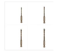 ainih Punta for trapano a croce esagonale, for piastrelle, in vetro, cemento, metallo, ceramica, legno, plastica, triangolo, lega, dimensioni 3 mm, 4, 5, 6, 8, 10, 12