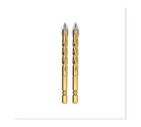 ainih Punta for trapano for piastrelle, vetro, cemento, calcestruzzo, metallo, marmo, speciale punta for in lega a quattro taglienti ad alta durezza, foratura a secco da 5 a 12 mm