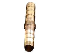 ainih Raccordo for tubo flessibile dritto in ottone con attacco uguale da 4 mm, 5, 6, 8, 10, 12, 16, 19, 25, adattatore connettore giunto rame gas