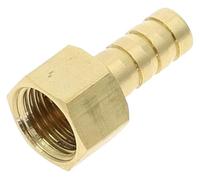 ainih Raccordo for tubo in ottone 4mm-19mm Coda a ardiglione 1/8" 1/4" 1/2" 3/8" BSP Filettatura femmina Giunto di collegamento in rame Adattatore