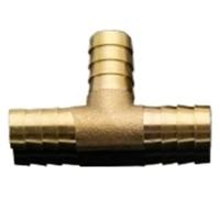 ainih Raccordo for tubo in ottone a T, a forma di T, con attacco for tubo flessibile da 4, 6, 8, 10, 12, 16 mm, giunto con attacco in rame, adattatore for giunto aria, acqua e olio