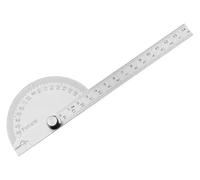 ainih Righello angolare goniometro righello calibro divisore 180 gradi semicircolare carpentiere 14 cm 1 pcs