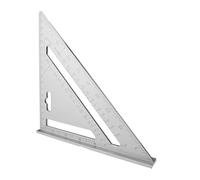 ainih Righello triangolare da 7 pollici Strumento di misurazione in lega alluminio Set falegname Squadra angolare Strumenti for la lavorazione del legno (sistema metrico)