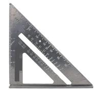 ainih Righello triangolare in lega di alluminio da 7 pollici angolare ispessito preciso in for la lavorazione del legno