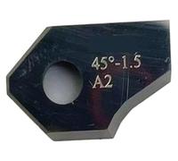 ainih Sede valvola solida in carburo di tungsteno cementato Fresa a 3 angoli da 45 gradi Alesatore universale Lama formatura monouso