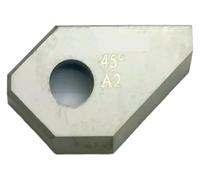 ainih Sede valvola solida in carburo di tungsteno cementato Fresa a 3 angoli da 45 gradi Alesatore universale Lama formatura monouso