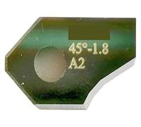 ainih Sede valvola solida in carburo di tungsteno cementato Fresa a 3 angoli da 45 gradi Alesatore universale Lama formatura monouso