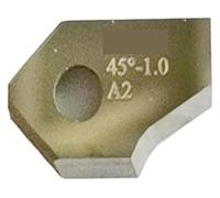 ainih Sede valvola solida in carburo di tungsteno cementato Fresa a 3 angoli da 45 gradi Alesatore universale Lama formatura monouso