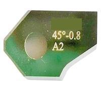 ainih Sede valvola solida in carburo di tungsteno cementato Fresa a 3 angoli da 45 gradi Alesatore universale Lama formatura monouso