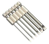 ainih Set di punte for cacciavite a testa piatta, punta magnetica, a taglio, utensile elettrico in acciaio S2, gambo da 1/4 pollice, cambio rapido