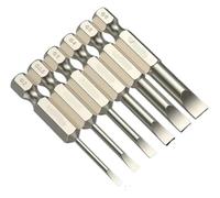 ainih Set di punte for cacciavite a testa piatta, punta magnetica, a taglio, utensile elettrico in acciaio S2, gambo da 1/4 pollice, cambio rapido