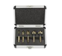ainih Set di punte for trapano svasatore ad alta velocità in titanio, smusso, fresa for fori conici esagonali da 1/4", for legno e metallo, for, utensile for sbavatura smussatura