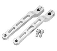 ainih Shift Lever Shifter Peg Arm Black/Silver Compatible with Harley XL883 1200XL X48 Electra Road Street Glide