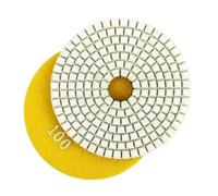 ainih Tampone lucidante diamantato da 4" for granito, marmo, flessibile, 1 pezzo, disco for pietra, cemento, 100 mm, mola abrasiva for lucidatura a umido