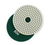ainih Tampone lucidante diamantato da 4" for granito, marmo, flessibile, 1 pezzo, disco for pietra, cemento, 100 mm, mola abrasiva for lucidatura a umido