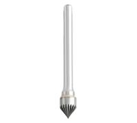 ainih Testa di rettifica in metallo duro conica da 90 gradi, 1 pcs. Fresa rotante for alesatura in acciaio al tungsteno for intaglio del legno, strumento for lime tipo K