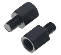 ainih Universal Motorcycle Rear View Mirrors Adapter Motorbike Side Mirror Holder Bolts Screw Clockwise 10mm To 8mm