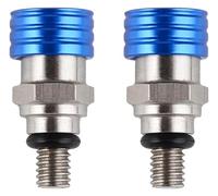ainih Valvola di spurgo Aria Forcella M5x0.8 Compatibile con YZ YZF WR WRF 125 250 250R 250X 450 TTR 230 Compatibile con CR CRF Compatibile con KX KLX KDX(Blue)