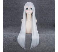 Ainime Nier: automata A2 Parrucca cosplay argento/oro chiaro Yorha Type a No.2 Parrucche sintetiche per capelli lunghi da donna Halloween dm-869