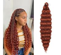 Ainimiu Ocean Wave - 5 confezioni di 5 extension sintetiche ricci, 76,2 cm, per donne nere