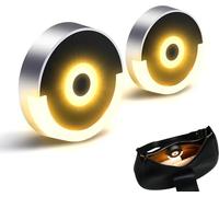 Ainiupi Luce per borsa, torcia a clip, luce da borsa da donna, illuminatore ricaricabile per borsa, luce da lavoro a LED portatile non impermeabile, luce da lavoro per corridori