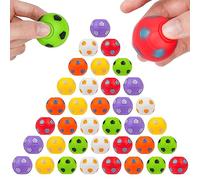 Ainiv 36Pz Fidget Finger Toy Mini Giocattoli da Calcio, 3.5 cm | Spinner Calcio Giocattolo Punta delle Dita, Mini Giocattoli Antistress da Calcio, Toys Sensoriali Anti Stress