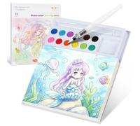 Ainiv Dipingi con Libri ad Acqua per Bambini Piccoli, Sirena