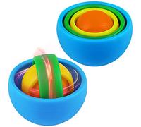 Ainiv Fidget Spinner Giocattoli, Infinite Flip Funny Sensory Fidget Toy, Giocattoli a Punta di Dita per Alleviare L'ansia Giochi per Giocattoli Interattivi Bambini Adulti, ADHD e Autismo (Blu)