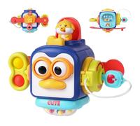 Ainiv Giochi Montessori Giocattolo per Bambini 1 2 Anni, Cubo Bambino per La Motricità Fine e Apprendimento Educativi, Giochi Bambini per Bambini e Bambine di 1 2 3 Anni, Pinguino