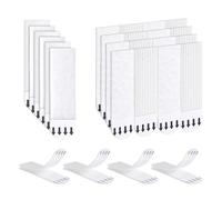 Ainiv Strisce Appendiquadri Adesive, Confezione da 15 Coppie, Taglia S, Strisce Adesive da Muro per Quadri, Cornici e Poster, Peso Fino a 1.3 Kg, Dimensione 69x19mm Pad Biadesivo Striscia di Montaggio