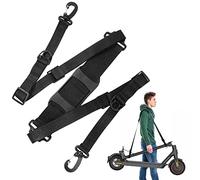 Ainiv Tracolla per scooter, cinghia per trasporto elettrica, universale, portatile, regolabile, per bicicletta, pieghevole, accessori Xiaomi M365 (nero) (F5EU-3226771)