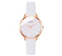 Ainiyo Orologio da donna Orologi da polso da donna orologio da donna orologio da polso da donna orologi analogico al quarzo moderno asimmetrico svizzera gioielli ragazza fidanzata donna mamma, bianco,