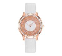 Ainiyo Orologio da donna orologio da polso da donna orologio da donna orologio da polso analogico al quarzo elegante asimmetrico alla moda gioielli ragazza fidanzata donna mamma, bianco, cinghia