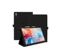 AINMEL 107 - Custodia protettiva per tablet Android 14 da 10", con cinghia da polso e funzione di supporto e anti-goccia, design elegante e semplice, colore: nero