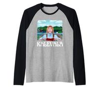 Aino - Kalevala Mitologia Finlandese Epica Maglia con Maniche Raglan