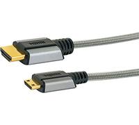 AINSTEIN - Cavo Mini HDMI ad alta velocità con Ethernet, 2 m, connettore mini HDMI su spina HDMI
