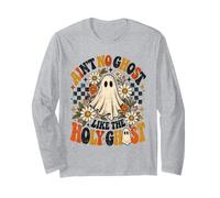 Ain't No Ghost Like The Holy Ghost Christian Halloween Faith Maglia a Manica