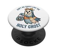 Ain't No Ghost Like The Holy Ghost Halloween PopSockets PopGrip Adesivo
