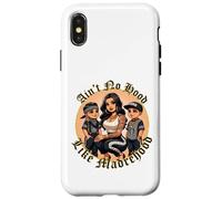 Ain't No Hood Like Madrehood Brown Pride Mama Chingona Custodia per iPhone X/XS
