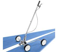 AiODiO Macchina tracciacinee a Spinta Manuale con 5 ugelli; Larghezza della Linea Regolabile e tracciatura precisa. Ideale per parcheggi, Piste e campi Sportivi. Facile Controllo Manuale.