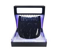 AiODiO Tester per Le Prestazioni idrorepellenti delle pellicole, Macchina per Test idrofobici con Pompa, Modello con Coperchio, Luce LED, Uscita Acqua, per pellicole per Vernici Auto. bluelight-Metal